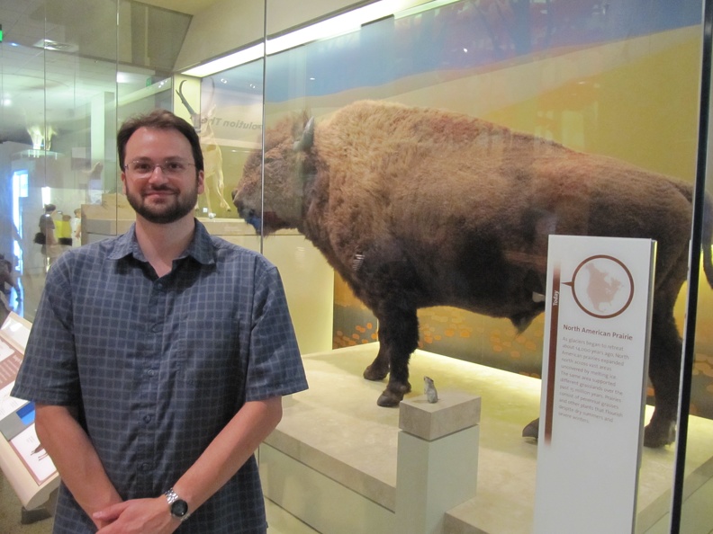 Ken and a bison